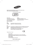 Samsung Dijital İnvertör Teknolojisine sahip Salon Tipi AF9000 Klima, 28000 BTU/h Kullanıcı Klavuzu