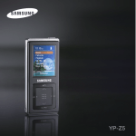 Samsung YP-Z5QB/KON Kullanıcı Klavuzu