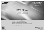 Samsung DVD-D530 Kullanıcı Klavuzu
