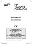 Samsung PS-42C62H Kullanıcı Klavuzu