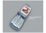 Samsung SGH-Z105 Manuel de l'utilisateur