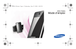 Samsung SGH-F480 Manuel de l'utilisateur
