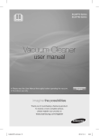 Samsung F700, Parquet Plus, 2000W
VC20F70HNBN/SW Manuel de l'utilisateur (Windows 7)
