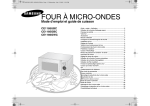 Samsung CE1185UBC Manuel de l'utilisateur