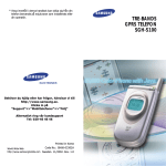 Samsung SGH-S100 Bruksanvisning