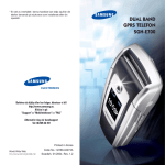 Samsung SGH-E700 Bruksanvisning