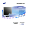 Samsung SyncMaster
720XT Bruksanvisning