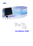 Samsung SyncMaster
203B Bruksanvisning