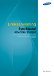 Samsung 23" SyncMaster SA750D LS23A750DS/EN Bruksanvisning