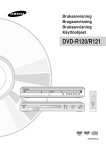 Samsung DVD-R121 Bruksanvisning