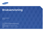 Samsung QM105D Bruksanvisning