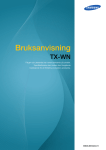 Samsung CloudBox TX-WN LF-TXWND/EN Bruksanvisning