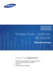 Samsung Multiroom trådlös högtalare M7 User Manual(Web)