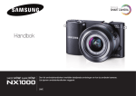 Samsung SMART Camera NX1000 20-50 mm objektiv (vit) Bruksanvisning