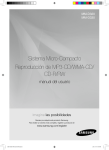 Samsung MICRO CADENA MM-D320 Manual de Usuario