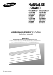 Samsung SH18AW6 Manual de Usuario