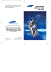 Samsung SGH-X600 Manual de Usuario