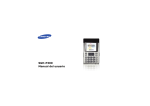 Samsung SGH-P300 Manual de Usuario