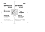 Samsung VP-M110R Manual de Usuario