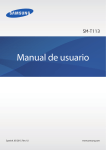 Samsung SM-T113 Manual de Usuario