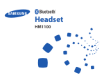 Samsung Auricular Mono Bluetooth BHM1100 Manual de Usuario