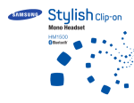 Samsung Auricular mono
Bluetooth HM1500 Manual de Usuario