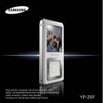 Samsung YP-Z5FA Manual de Usuario