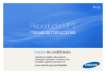 Samsung MP3 YP-Q3 BLANCO Manual de Usuario