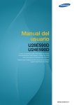 Samsung Monitor LED UHD 28" U28E590D Manual de Usuario