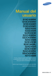 Samsung Monitor LED de 19" con dise&ntilde;o elegante Manual de Usuario