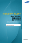 Samsung Monitor LED 24'' 
S24A650S Manual de Usuario