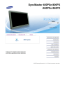 Samsung 400PX Manual de Usuario
