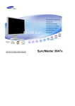 Samsung 204TS Manual de Usuario
