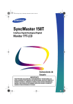 Samsung 150T Manual de Usuario