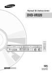 Samsung DVD-VR320 Manual de Usuario