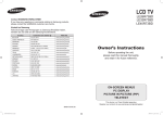 Samsung LE26R73BD Manual de Usuario