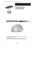 Samsung Aspirador de doble c&aacute;mara sin bolsa 
VCC4350 Manual de Usuario Window 7