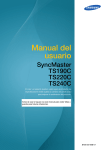 Samsung TS190C Manual de Usuario