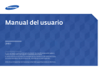 Samsung QM85D Manual de Usuario
