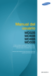 Samsung MD40B Manual de Usuario