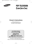 Samsung PS-42C7H Manual de Usuario