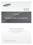 Samsung 4.2Ch Soundbar H600 Manual de Usuario