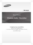 Samsung 290 W 2,1Ch Soundbar H430 Manual de Usuario