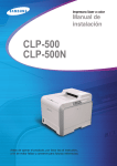 Samsung CLP-500 Manual de Usuario
