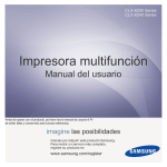 Samsung CLX-6200FX Manual de Usuario