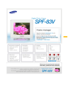 Samsung SPF-83V Manual de Usuario