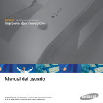 Samsung ML-2510 Manual de Usuario