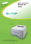 Samsung ML-1710P Manual de Usuario