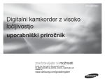 Samsung VP-HMX20C Uporabniški priročnik