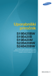 Samsung S22B420BW Uporabniški priročnik